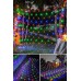 320 Ledli 3x2 Metre Animasyonlu Ağ Perde Led Fişli Eklenebilir Modlu Yılbaşı Süsleme 